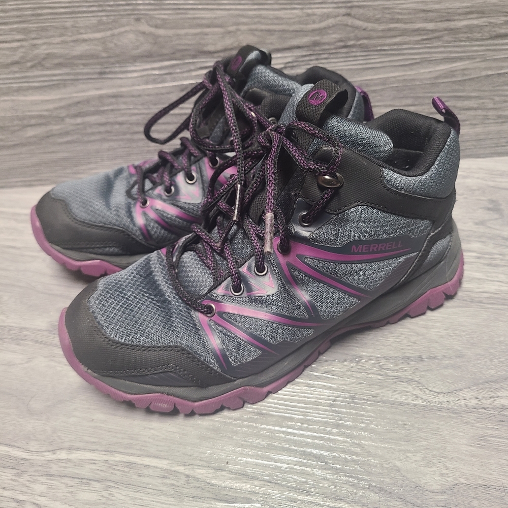 MERRELL Women's 7.5 CAPRA BOLT Purple Grey